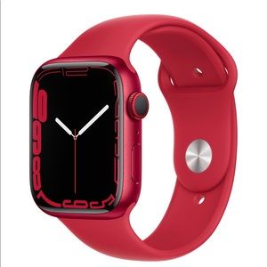 Series 7 Apple Watch
(PRODUCT)RED Aluminum brand new in box